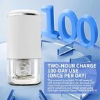 Contact Lens Cleaner Washer Machine, Portable Ultrasonic Cleaning with USB Charger and Removal Tool Kit Tweezers Remover Tool Daily Outdoor (Ivory White)