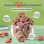 QIXINLIZY 4.8oz Sweet and Sour Dried Plums, Asia Trans Sweet Plums- Chinese Snack With Mui Candy And Liquid Plumr For a Delicious Twist
