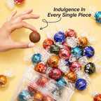 Milk Chocolate truffles assorted 60 count Premium Milk Chocolate Candy & Fine Chocolate with Hazelnut Bars - Basket Filler & Gift Arrangement Essential