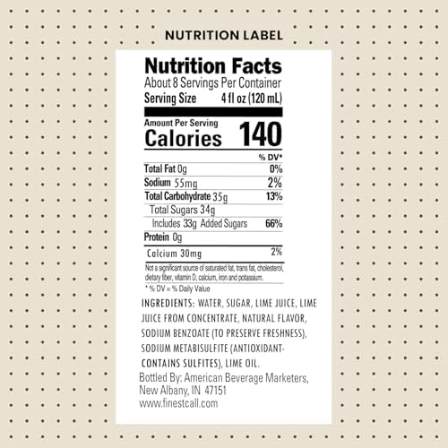 Finest Call Premium Mojito Drink Mix, 1 Liter Bottle (33.8 Fl Oz)
