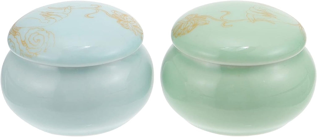 Beaupretty 2pcs Mini Pots Refillable Lipstick Jars for Cosmetics Makeup Dispenser Bottles Travel-friendly Containers for Creams and Balms