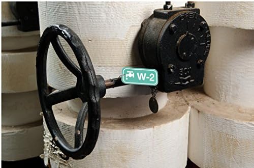 Brady 105685 1 1/2" Height x 3" Width, 1.5 inches Plastic (B-401), White on Green Energy Source Tags (25 Tags)