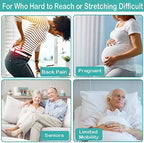 Toilet Aid Wiper Self Assist Bathroom Bottom Butt Wipe Helper Wand Long Reach Comfort Wipe Tool Paper Tissue for Pregnant After Surgery Seniors Arm Handicap Bariatric