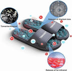 Far Infrared Ionic Massage Slippers, Circulation Slippers Sandals, Foot Massage Slippers, Reflexology Sandals for Women Men