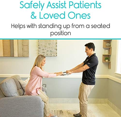 Vive Lift Assist (1 Pack) Patient Lifting Stand for Elderly and Disabled - Medical Safety Standing Loop - Universal Transfer Device for Senior, Caregiver, Therapist, Nurse - Lightweight Mobility Aid