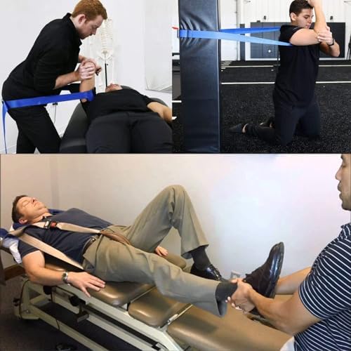 Adjustable Support Joint Mobilization Belt for Physical Therapy, Gait Belts Traction Chiropractic Flexion Mobilisation