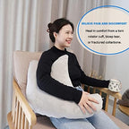 Shoulder Surgery Pillow, Ergonomic Rotator Cuff Pillow, Comfortable Post Shoulder Surgery Pillow, Adjustable Structure Provide Support, Shoulder Pain Relief, Firm and Removable(Grey)