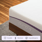 Purple Mattress – Cal King, 9.25" GelFlex Grid, Better Than Memory Foam, Pressure Relief, Temperature Neutral, Breathable, Motion Isolation, Made in USA