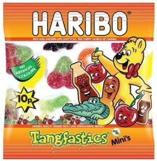 Haribo Tangfastics Mini Bags (Box Of 100)
