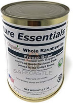 Future Essentials Freeze Dried Whole Raspberries, dehydrated raspberries, freeze dried raspberries organic, healthy snack, 15+ years under ideal storage conditions (a cool, dry place) Full Case