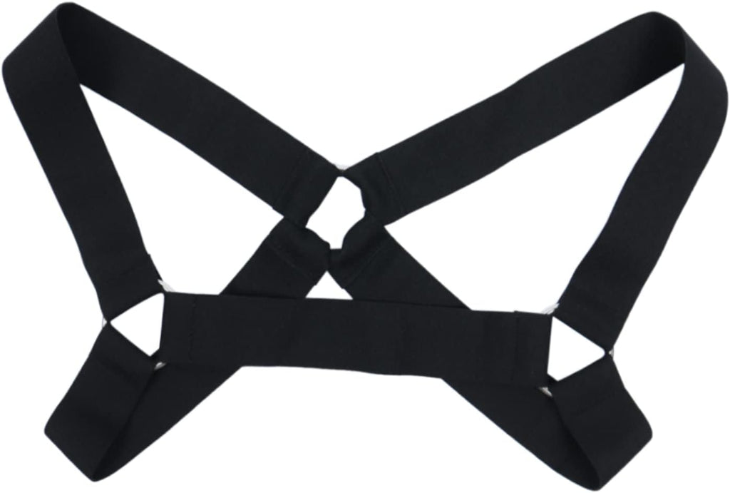 Mens Harness Belt Nylon Elastic Body Shoulder Strap Sexy Halter Club Wear Cosplay Costume