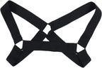 Mens Harness Belt Nylon Elastic Body Shoulder Strap Sexy Halter Club Wear Cosplay Costume