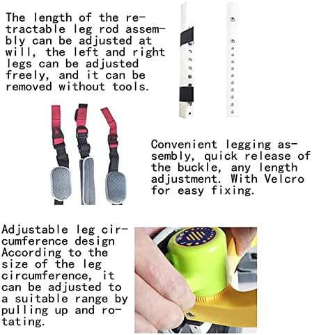 Hands Free Crutch, Single Leg Telescopic Walker, Knee Crutch Mobility Support for Injury/Disability/Elderly Supports Up, for Injury Disability Supports