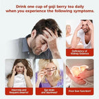 WOTIHA 60 Count Premium Goji Berry Tea Bags - 100% Natural, Restore Passion & Digestion Support, Immune & Antioxidant Boost, Additive-Free, Sugar-Free, Vegan Non-GMO.