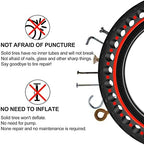 BANGTING 2PCS 8.5x2 inches Solid Tires for Electric Scooter, 8 1/2 x2 Tire for Gotrax GXL V2 / XR/APEX, 50/75-6.1 Tire Replacement for Xiaomi Pro 2 / M365 / 1S and All 8.5'' Scooter Tires