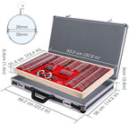 High Qualtiy 266 Trial Lens Set Optical Kit Metal Rim Wood Frame Aluminum Box