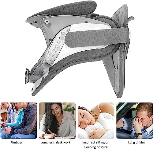 TIST Neck Support Brace, Cervical Collar, Height Adjustable Cervical Traction Device, for Neck Support Relieves Pain & Pressure in Spine