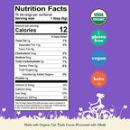 NuNaturals Unsweetened Organic Fairtrade Certified Cocoa Powder, Premium Dutch-Process For Drinking and Baking, 1 lb