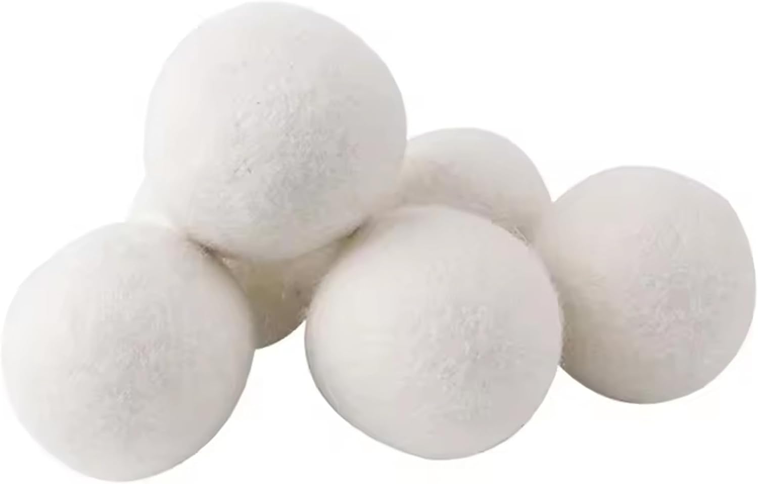 6pcs/Set Laundry Clothes Wool Dryer Balls, Laundry Tumble Dryer Balls, 5cm Laundry Softener, Reusable
