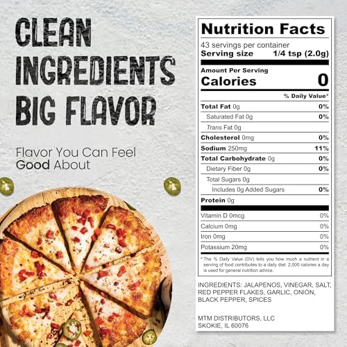 Jala-Lujah Better Than Red Pepper Seasoning | Bold & Zesty Blend of Jalapeños, Crushed Red Pepper Flakes, Garlic & Spices | All-Natural, Vegan & Gluten-Free Alternative to Red Chili Flakes