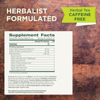 Traditional Medicinals Organic, Stress Ease Focus, Ginseng Wild Apple Mint Tea - Balanced Energy Support & Adaptogens - Kosher, Non-GMO, Caffeine-Free, Compostable - 16 Tea Bags