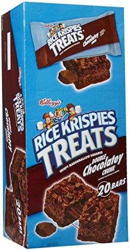 Kellogg's Rice Krispies Treats Double Chocolatey Chunk Bars-1.3 oz, 20 ct