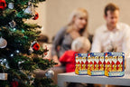 Riegelein German Christmas Candy Santas - Solid Milk Chocolate Stocking Stuffer - Foil Wrapped Xmas Santa Candy - 125 g