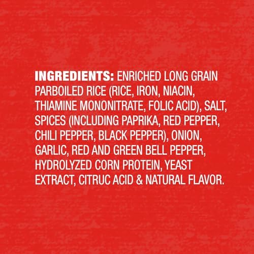 Zatarain's Rice Mix, Jambalaya, Long Grain Rice with Onions, Bell Peppers, Garlic, Paprika, and Red Peppers, Just Add Meat for Easy-Prep, New Orleans Style Rice Meal, 8 oz