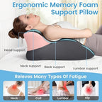 LiveGo Memory Foam Wedge Pillow, Multi-Position Support Pillow for Adults, Ergonomic Prone Pillows with Removable Cover for Sleeping, Reading, Acid Reflux, Back,Neck, Legs Elevation