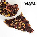 Maya Tea Prickly Pear Natural Flavor Herbal Tea Sachets, No Caffeine, Hibiscus & Chamomile Flowers with Rose Hip & Chicory Root, Pack of 20