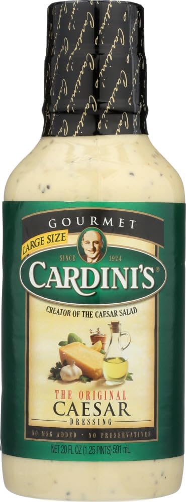 Cardini's Original Caesar Dressing, 20-Ounce Bottles (Pack of 6) by Cardini's