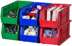 Akro-Mils Hanging Storage Bins and Wall Mount Panel Bundle (12-Pack + Single)