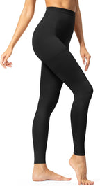 Medical Compression Pantyhose for Women & Men,20-30 mmhg Waist High Compression Stockings,Footless Graduated Support Compression Tights for Varicose Veins, Edema