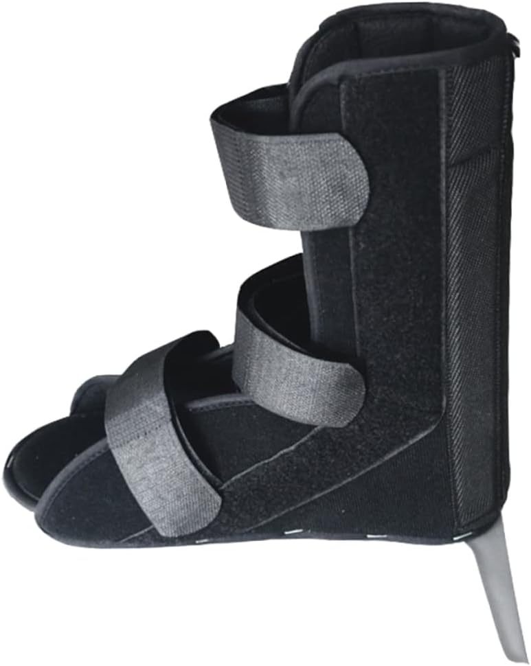 Breathable Ankle Stabiliser Boot for Sprain Rotation Foot Support Shoes Black Comfortable Durable Design for Joint Rehabilitation