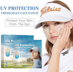 5 Pairs UV Protection Face Patch, Sunscreen Face Patch for Golf Sunscreen Patches, UV Protection, Lifting, Hydrating Sunl Protective Stickers for Summer Outdoor Activities Golf Accessories