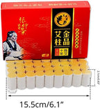 10-Years Purity 60:1 Ratio 54 Rolls Sticks Pure Moxibustion艾灸柱艾柱 Pure Moxa Sticks Rolls Mugwort Moxibustion Artemisia Wormwood Natural