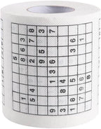 Sudoku Game Toilet Paper Games Roll Paper Towel Tenacity Durable Funny Printed Toilet Paper Household Cleaning Tools