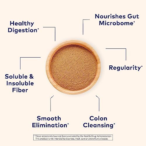 ORGANIC INDIA Psyllium Husk Powder - Pre & Probiotic Fiber Supplement, Whole Psyllium Husk Supplement, Unflavored Powder, Dietary Fiber, USDA Organic, Gluten Free - 10 Oz