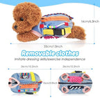 Fidget Blanket for Seniors with Dementia, Sensory Blanket for Dementia/Alzheimer’s Patients, Anxiety Relief, Keep Hands Busy and Stimulates Brain Activity