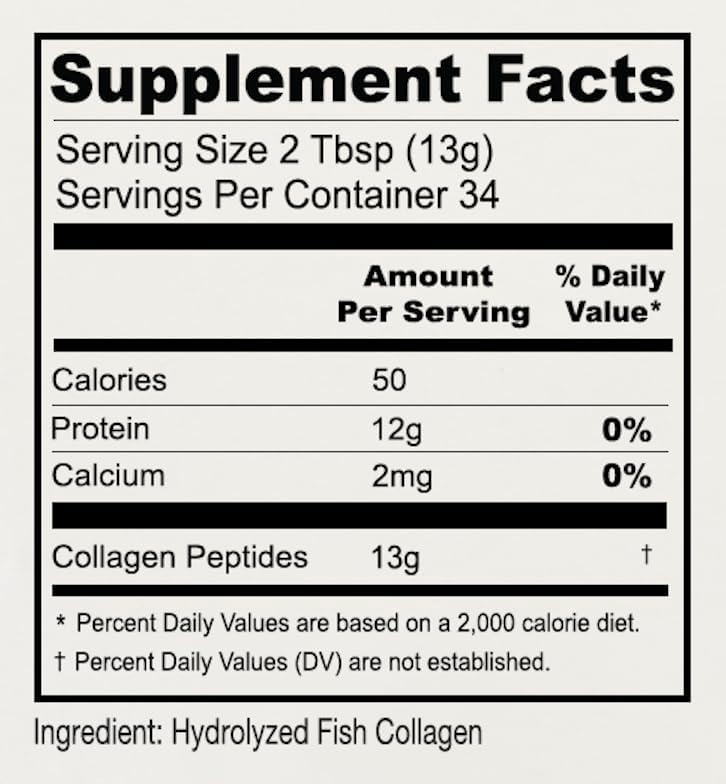 Anthony's Hydrolyzed Marine Collagen Peptides, 1 lb, Gluten-Free, Paleo and Keto Friendly, Unflavored