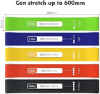 TechStone Resistance Bands Set – 5 Levels Loop Exercise Bands for Men & Women, Elastic Workout Bands for Home Gym, Training, Yoga & Fitness, Carry Bag Included