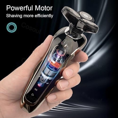 Electric Razor for Men, Shaver for Men Electric Shaver Powerful Beard Shaving Machine Electric Razor Rechargeable Waterproof