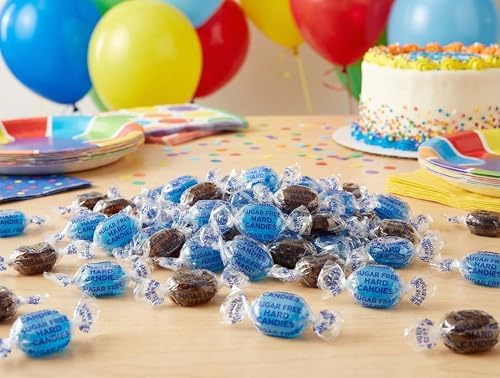 Sugar Free Assorted Mixed Berry Hard Candy Buttons - 1 lb of Fresh Delicious Individually Wrapped Blackberry Raspberry Candy