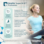 biophix Super B-15 100 Veggie Caps - Niacin Calcium Choline Inositol DMG TMG - Supports Healthy Oxygen Energy Levels