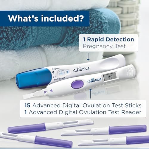 Clearblue Advanced Digital Ovulation Test Kit, 16 Count