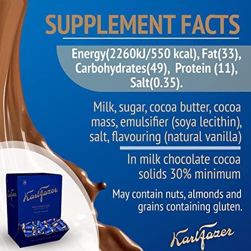 Karl Fazer Blue - Original - Finnish - Milk Chocolate - Chocolates - Pralines - Candies - Box 3,0 kg