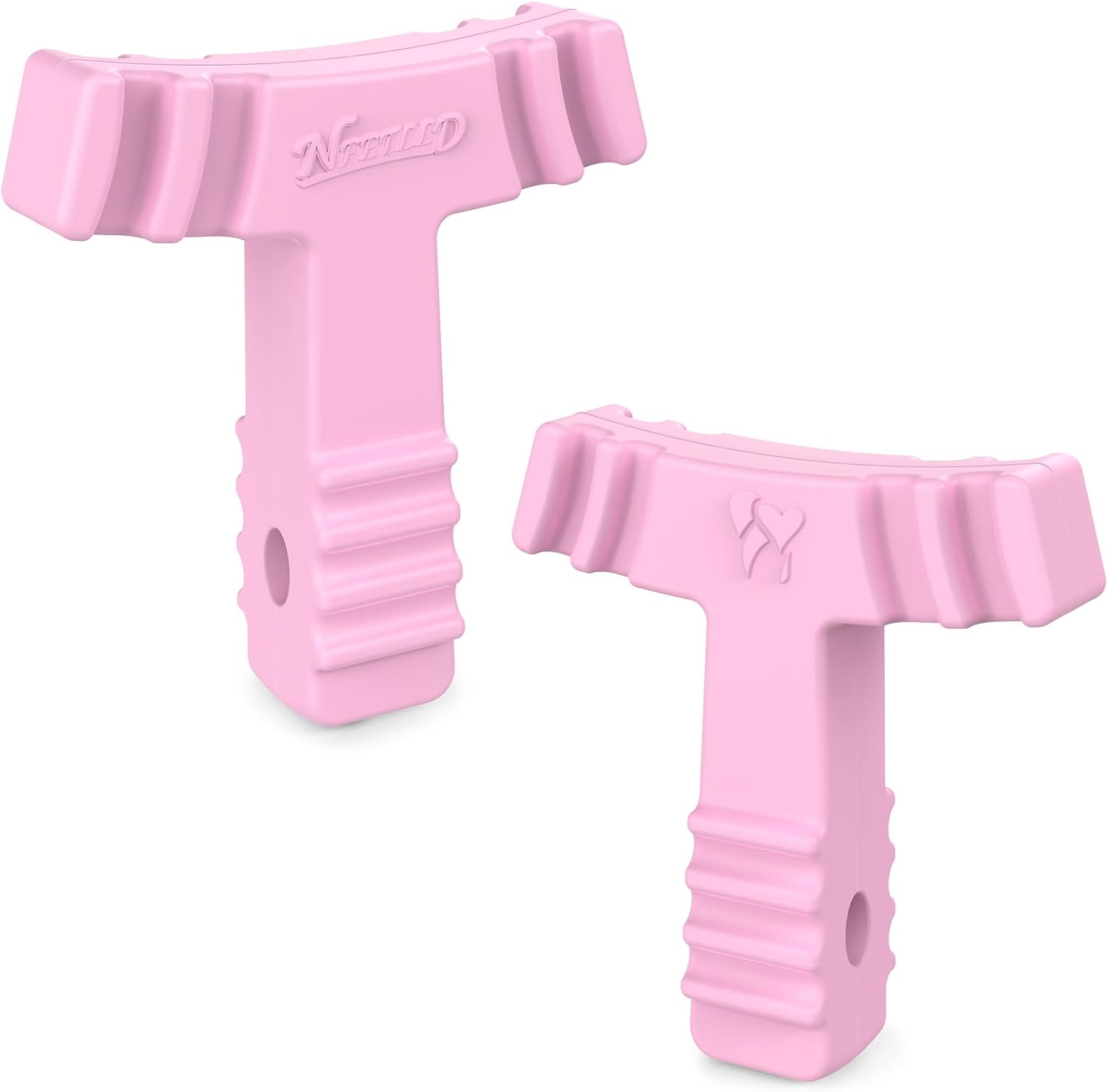 Chewies for Invisalign Aligners 2-Pack, Orthodontic Aligner Chewies for Invisible Braces, Denture & Retainer, Medical Grade Silicone Aligner Seaters & Chew Tools, Durable & Reusable (Pink)