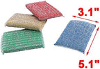 uxcell Sponge Household Kitchen Bowl Plate Pot Pan Dishes Cleaning Washing Pad 4 Pcs