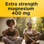 Nature Made Magnesium Oxide 400 mg Softgels, Extra Strength Magnesium Supplements for Men and Women, Support for Muscle, Nerve, Bone and Heart, 110 Day Supply