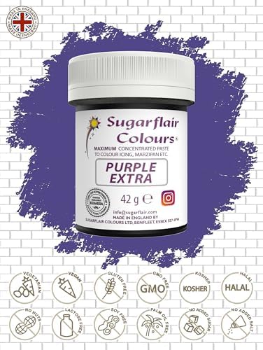 Sugarflair Paste Colours - Purple Extra (42g)